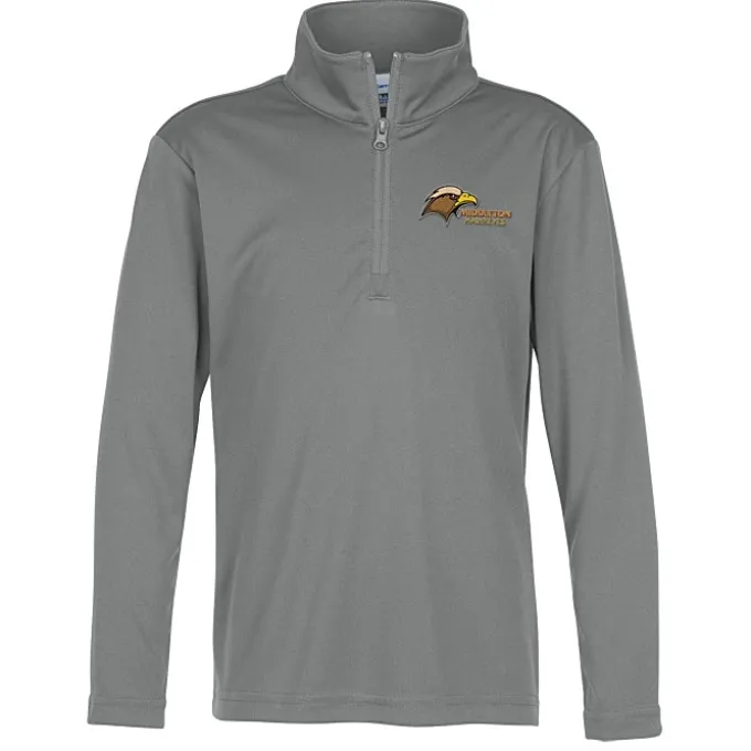 Defender Performance 1/4-Zip Pullover - Youth - Embroidered