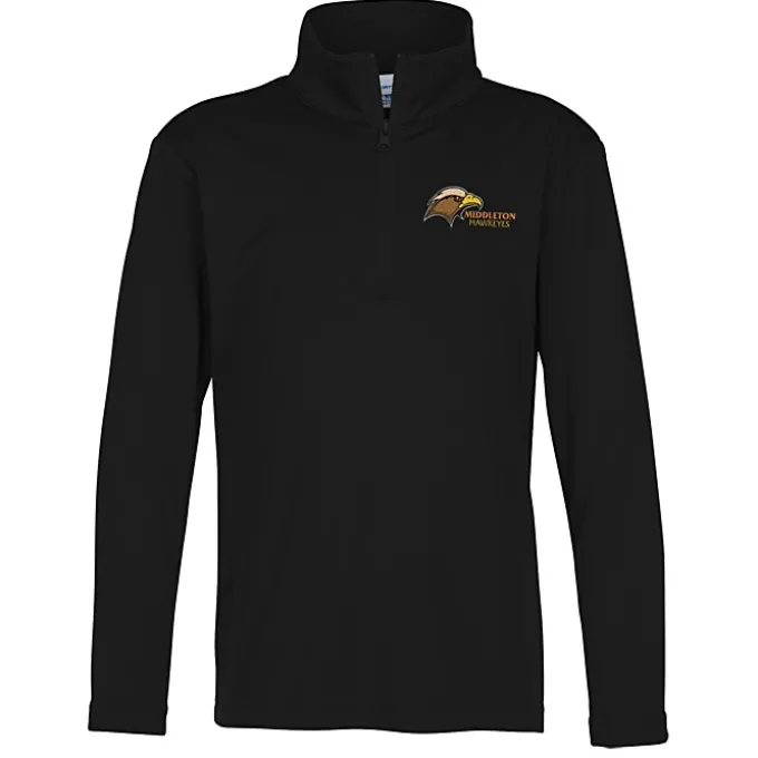 Defender Performance 1/4-Zip Pullover - Youth - Embroidered