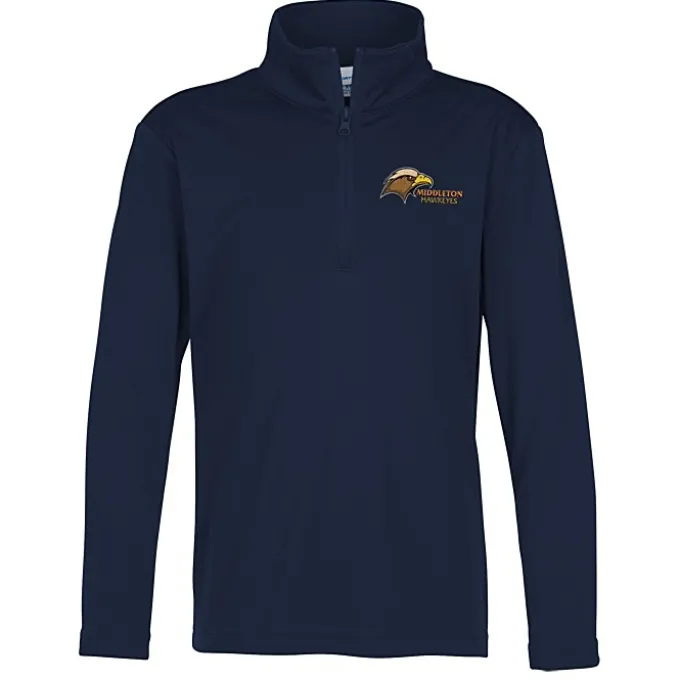 Defender Performance 1/4-Zip Pullover - Youth - Embroidered