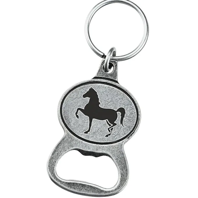 Delton Bottle Opener Keychain - Oval