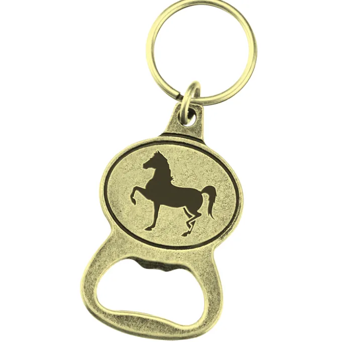Delton Bottle Opener Keychain - Oval