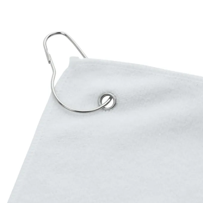 Deluxe Hemmed Golf Towel - White - 24 hr