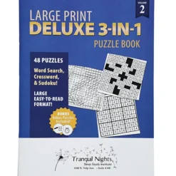 Deluxe Large Print Puzzle Book - Volume 2