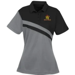 Diagonal Stripe Performance Polo - Ladies'
