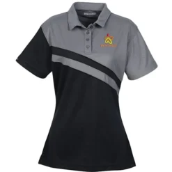 Diagonal Stripe Performance Polo - Ladies'