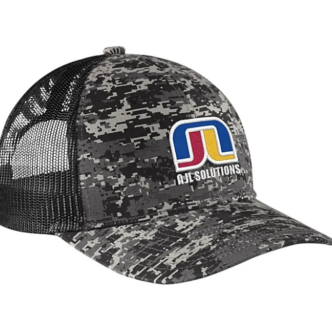Digi Camo Snapback Trucker Cap