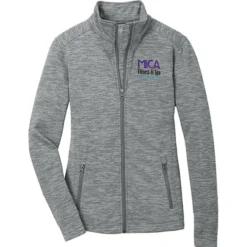 Digital Stripe Fleece Jacket - Ladies'