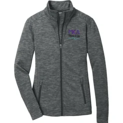 Digital Stripe Fleece Jacket - Ladies'