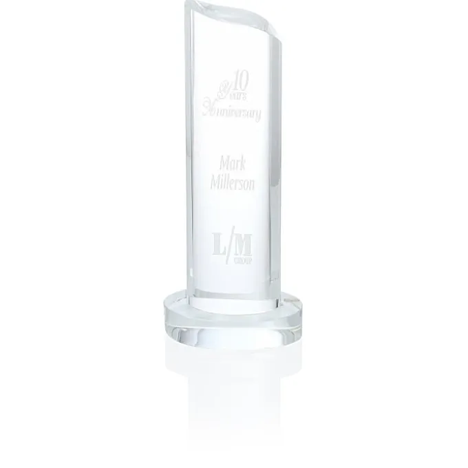 Dignify Crystal Award - 10 inches