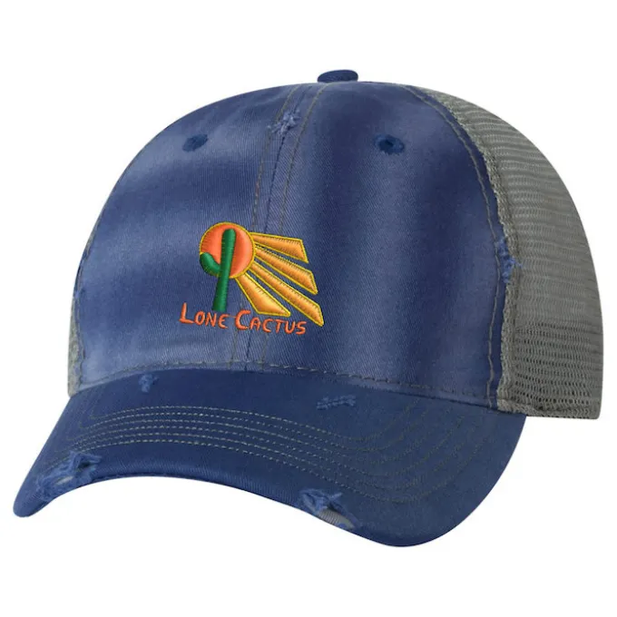 Dirty Washed Mesh-Back Cap