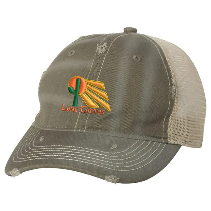 Dirty Washed Mesh-Back Cap