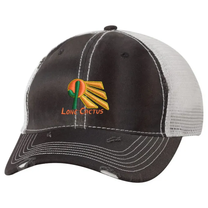 Dirty Washed Mesh-Back Cap