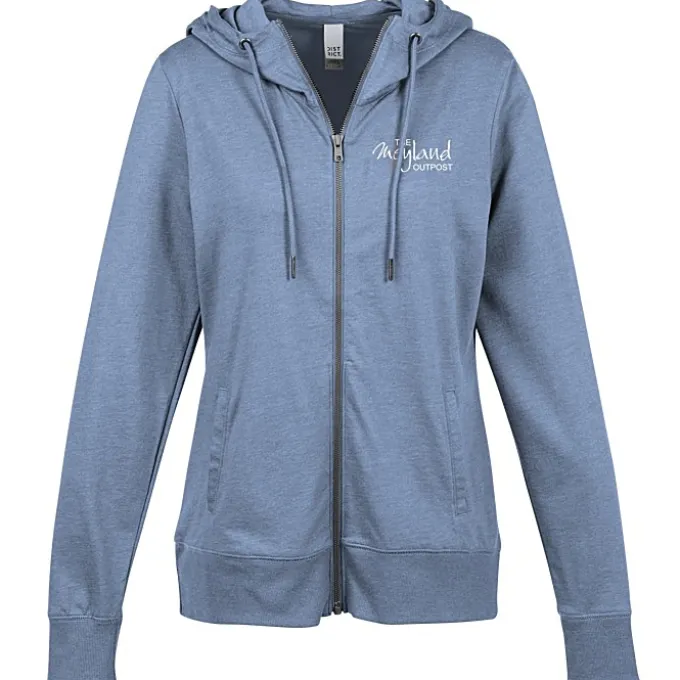 District Lightweight French Terry Full-Zip Hoodie - Ladies'