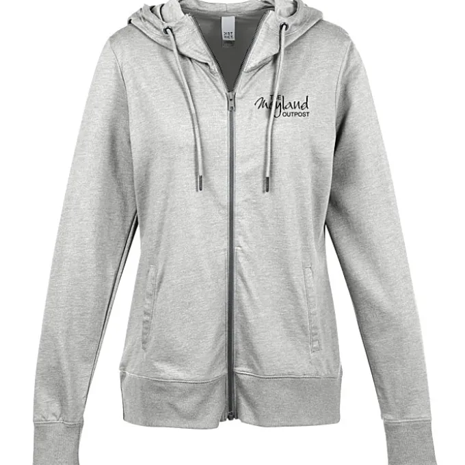 District Lightweight French Terry Full-Zip Hoodie - Ladies'