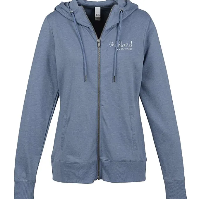 District Lightweight French Terry Full-Zip Hoodie - Ladies'