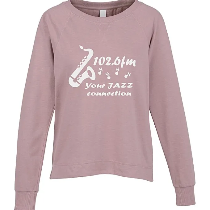 District Lightweight French Terry Crew Pullover - Ladies'