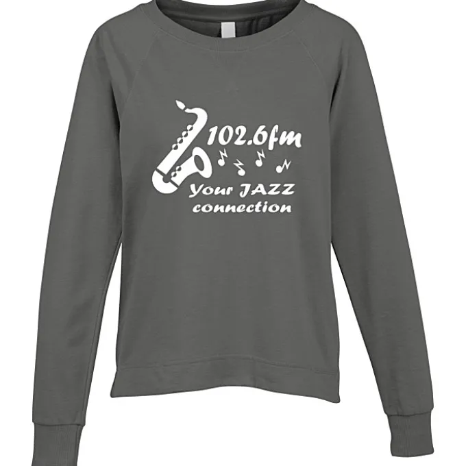 District Lightweight French Terry Crew Pullover - Ladies'