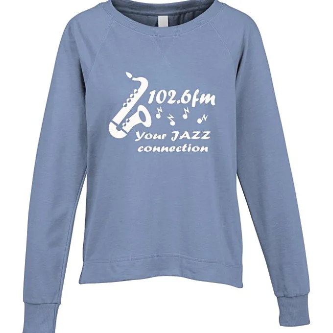 District Lightweight French Terry Crew Pullover - Ladies'
