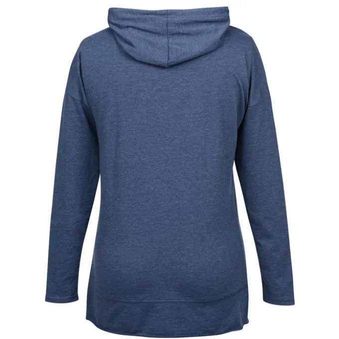 District Lightweight Terry Hoodie - Ladies' - Embroidered