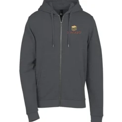 District Perfect Tri Iconic Fleece Full-Zip Hoodie - Men's - Embroidered