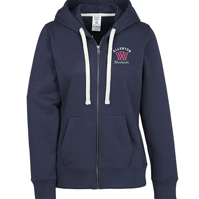 District Recycled Full-Zip Hoodie - Ladies' - Embroidered
