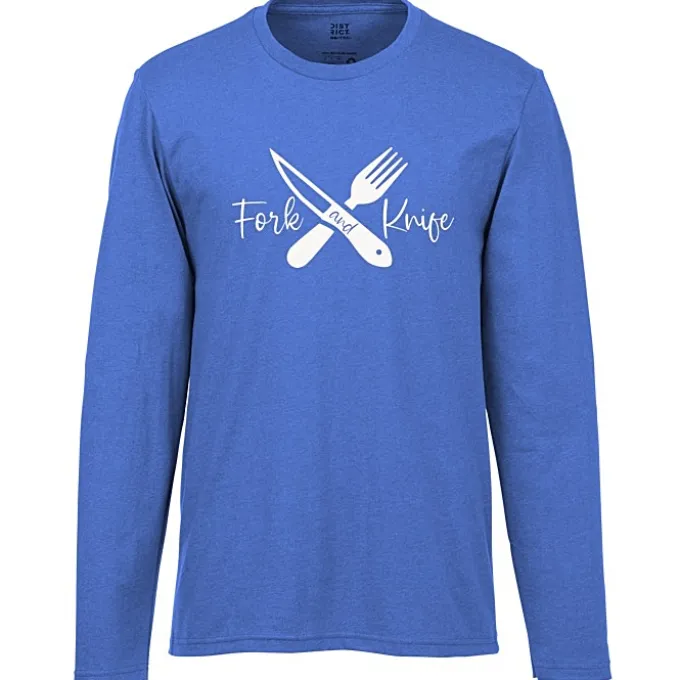 District Recycled Long Sleeve T-Shirt - Screen