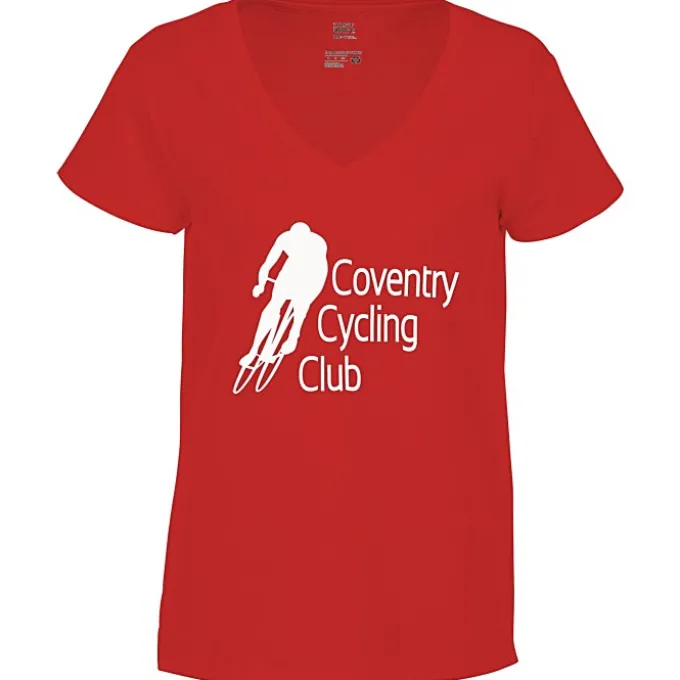 District Recycled V-Neck T-Shirt - Ladies'