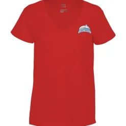 District Recycled V-Neck T-Shirt - Ladies' - Embroidered
