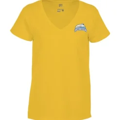 District Recycled V-Neck T-Shirt - Ladies' - Embroidered