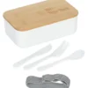 Divided Bento Box with Bamboo Lid Lunch Set
