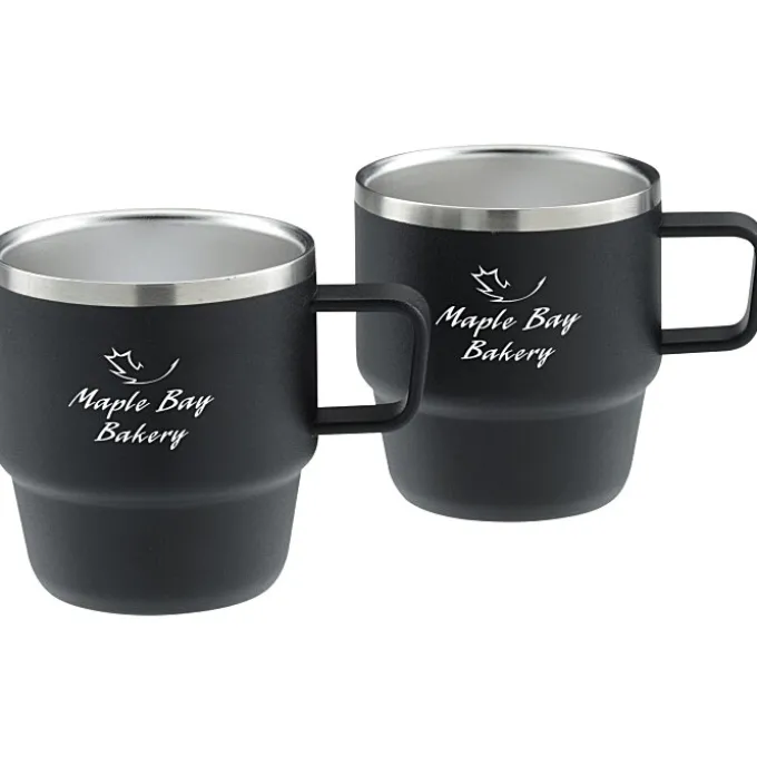 Doppio Stackable Vacuum Mug Set