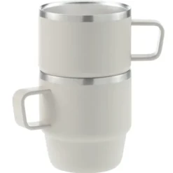 Doppio Stackable Vacuum Mug Set