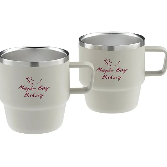 Doppio Stackable Vacuum Mug Set