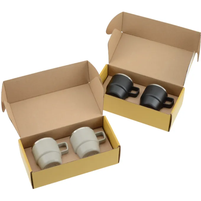 Doppio Stackable Vacuum Mug Set