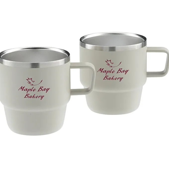 Doppio Stackable Vacuum Mug Set