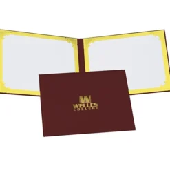 Double Award Folder - Foil Corners