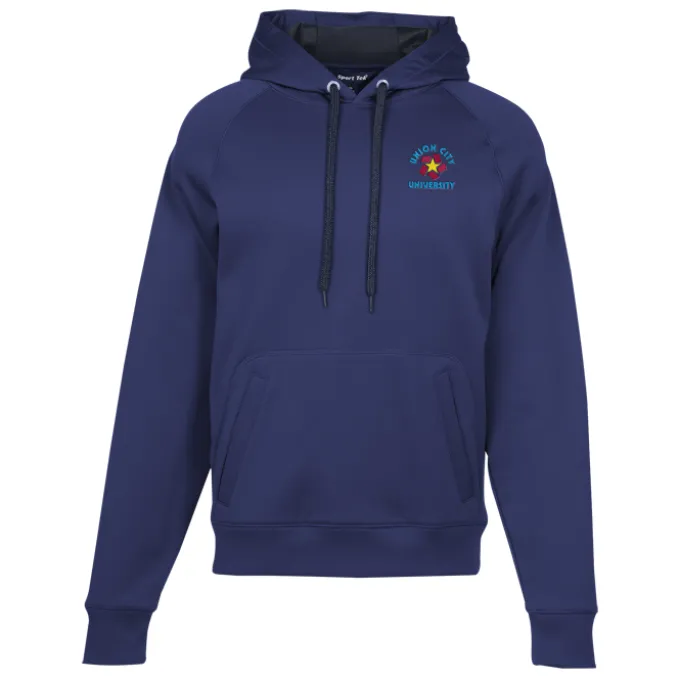 Double Knit Fleece Hooded Sweatshirt - Men's