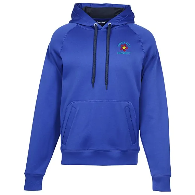 Double Knit Fleece Hooded Sweatshirt - Men's