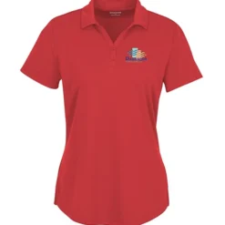 Double-Knit Mini Mesh Polo - Ladies'
