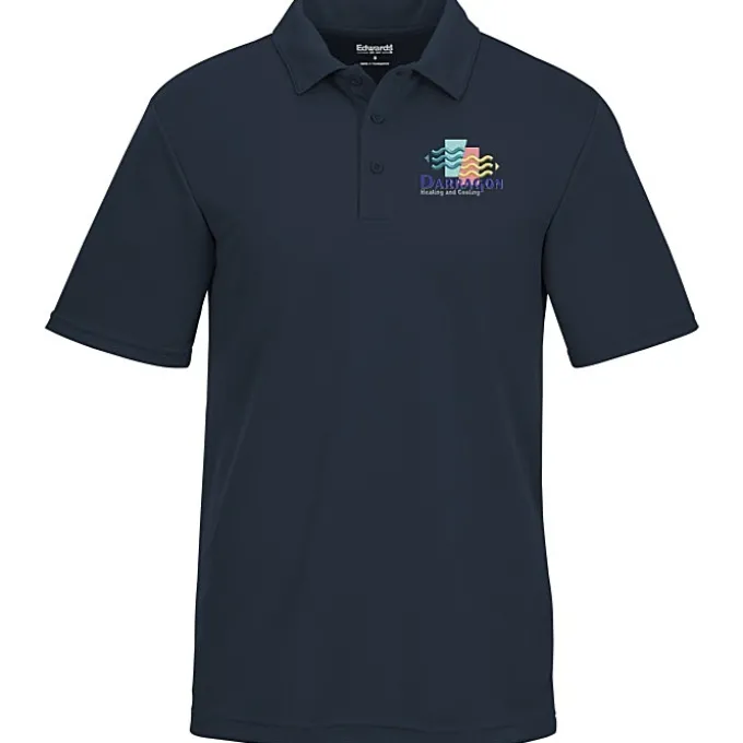Double-Knit Mini Mesh Polo - Men's