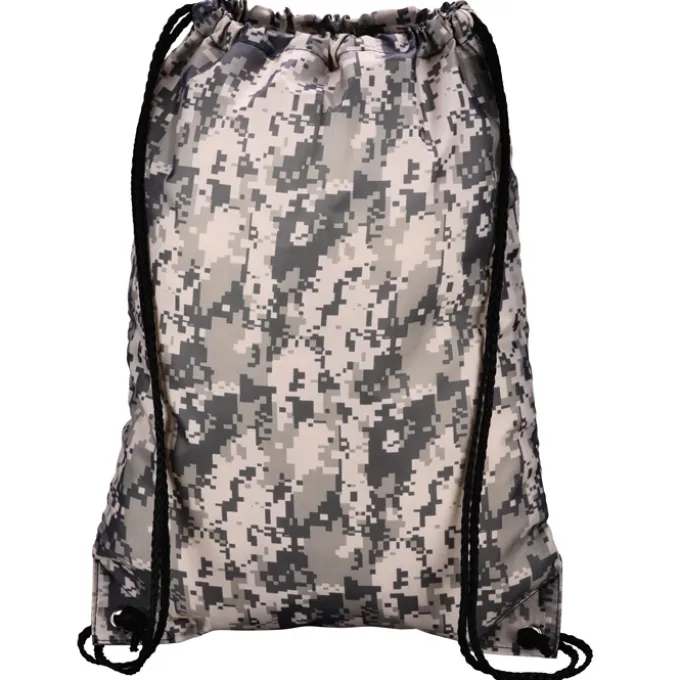 Drawstring Sportpack - 18 inches x 14 inches - Digital Camo - 24 hr