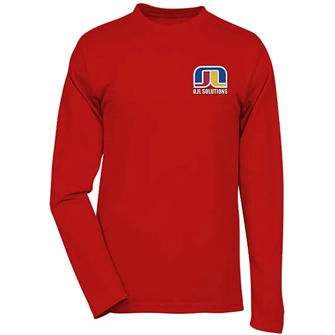Dri-Balance Blend Long Sleeve T-Shirt - Men's - Embroidered