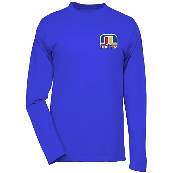 Dri-Balance Blend Long Sleeve T-Shirt - Men's - Embroidered