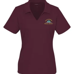 Dri-Mesh V-Neck Sport Shirt - Ladies' - Embroidered