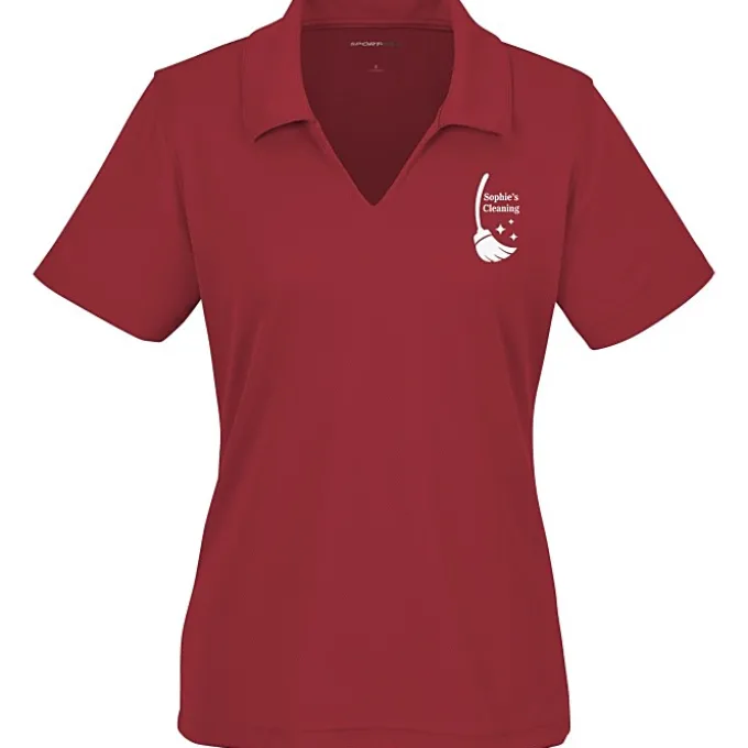 Dri-Mesh V-Neck Sport Shirt - Ladies' - Screen