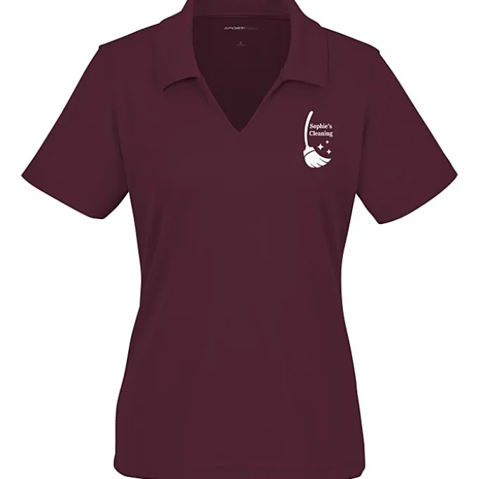 Dri-Mesh V-Neck Sport Shirt - Ladies' - Screen