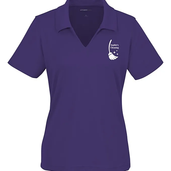 Dri-Mesh V-Neck Sport Shirt - Ladies' - Screen