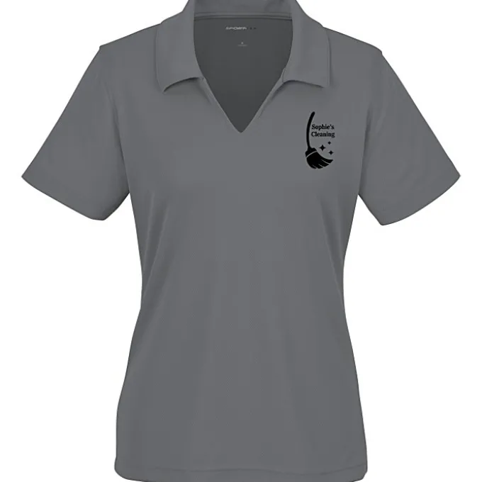 Dri-Mesh V-Neck Sport Shirt - Ladies' - Screen