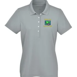 Dry Zone Stain Release Mini Grid Polo - Ladies'