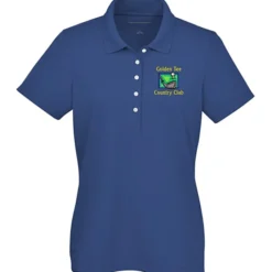 Dry Zone Stain Release Mini Grid Polo - Ladies'